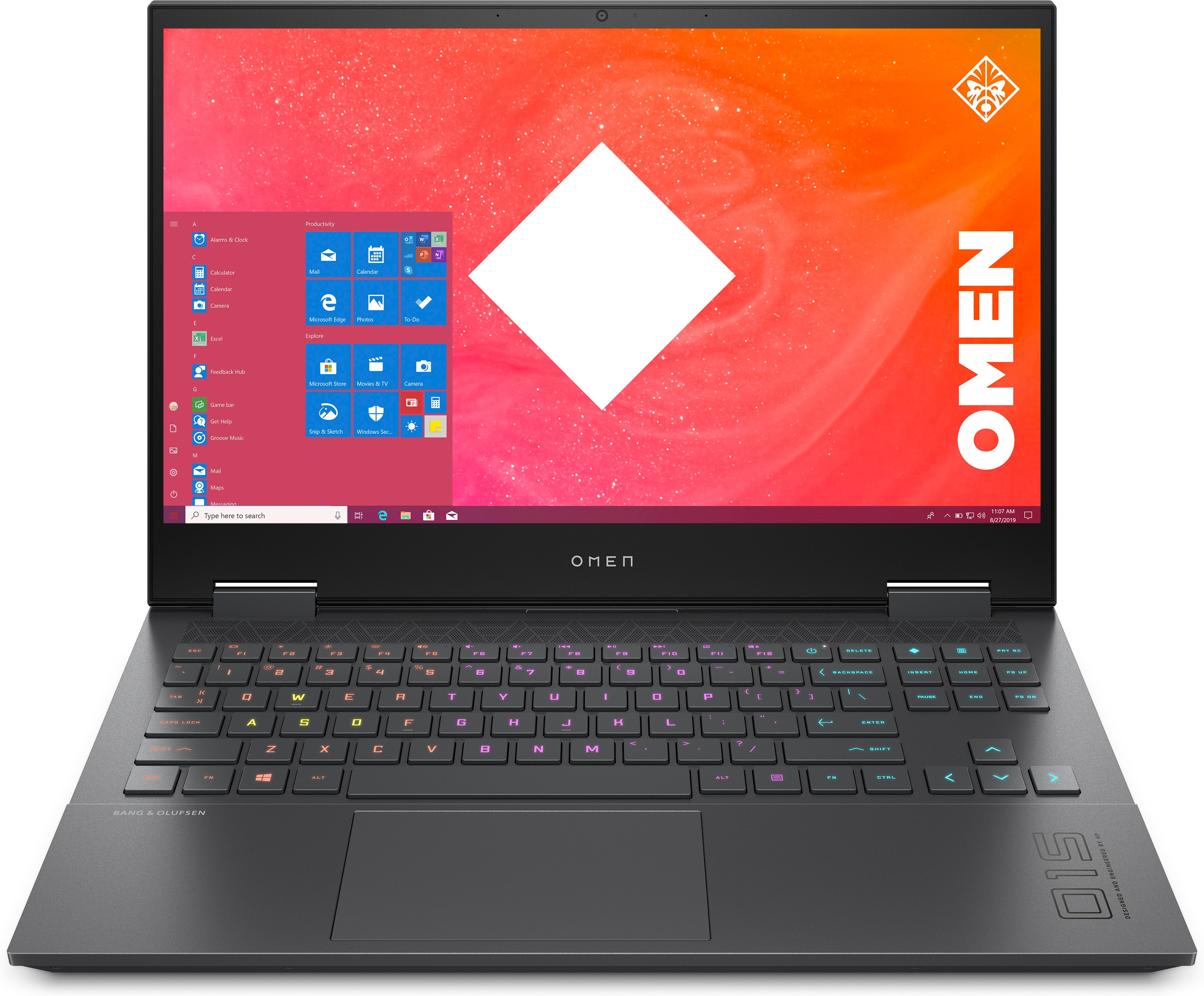 HP OMEN 15-en0300ng - 15,6 Zoll - AMD Ryzen™ 7 4800H - 8 GB - 512 GB - NVIDIA GeForce RTX™ 2060 - Windows 10 Home (64 Bit)