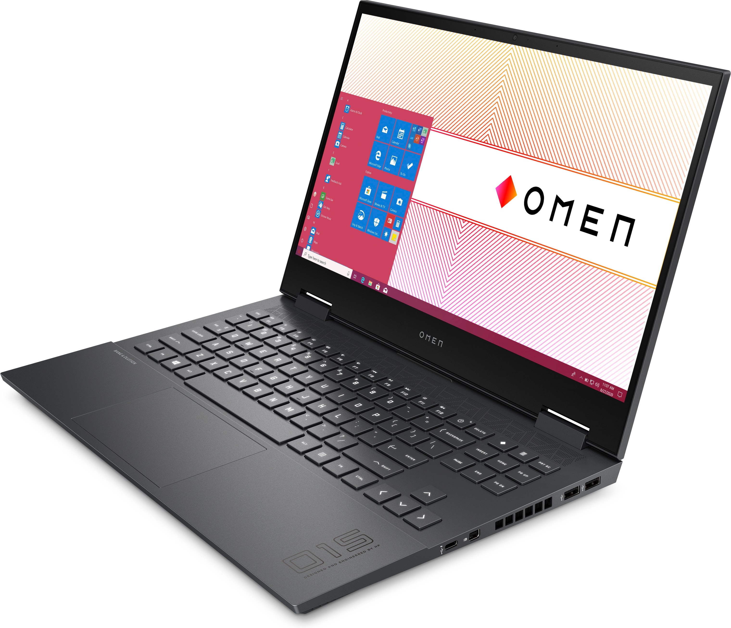HP OMEN 15-en0300ng - 15,6 Zoll - AMD Ryzen™ 7 4800H - 8 GB - 512 GB - NVIDIA GeForce RTX™ 2060 - Windows 10 Home (64 Bit)