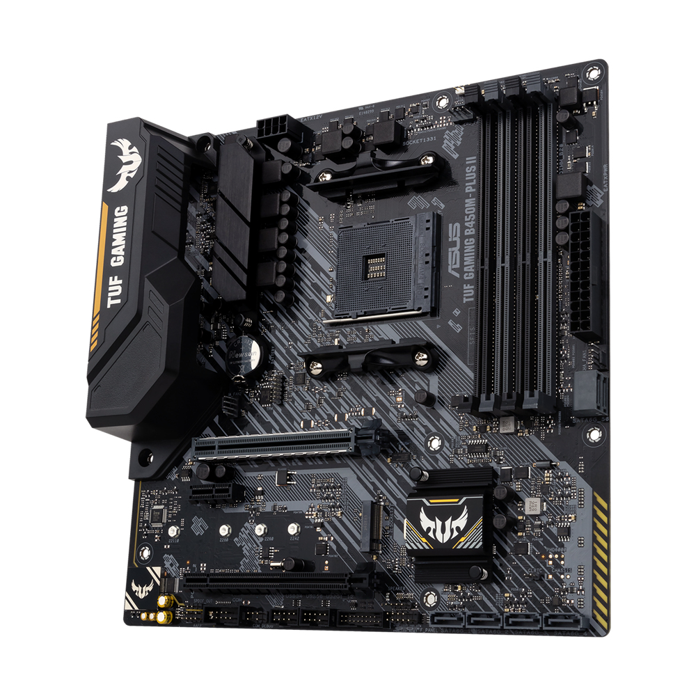 ASUS 90MB1620-M0EAY0 TUF GAMING B450M-PLUS II Gaming-Mainboard schwarz