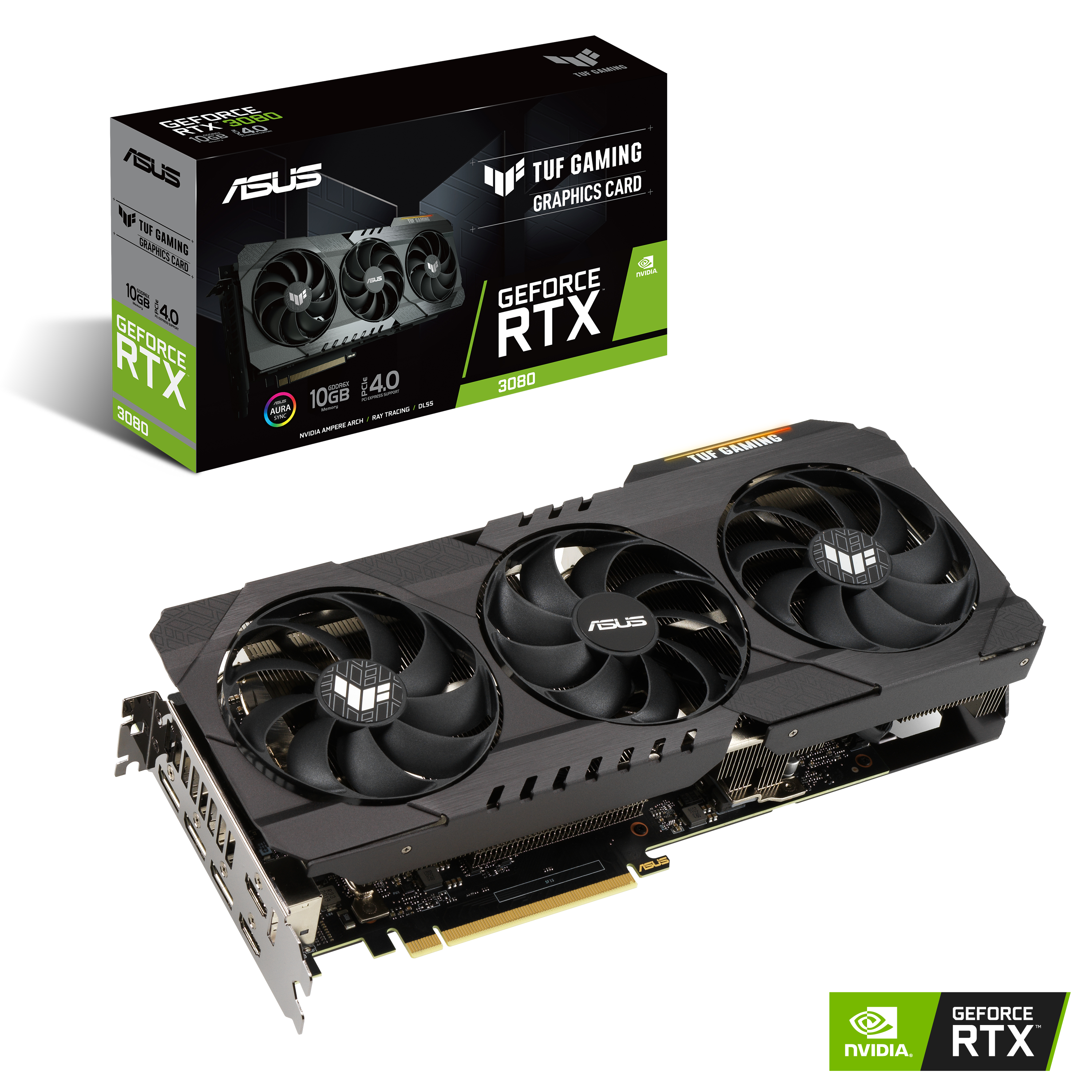 ASUS GeForce RTX™ 3080 TUF Gaming 10GB (90YV0FB0-M0NM00) (NVIDIA, Grafikkarte)
