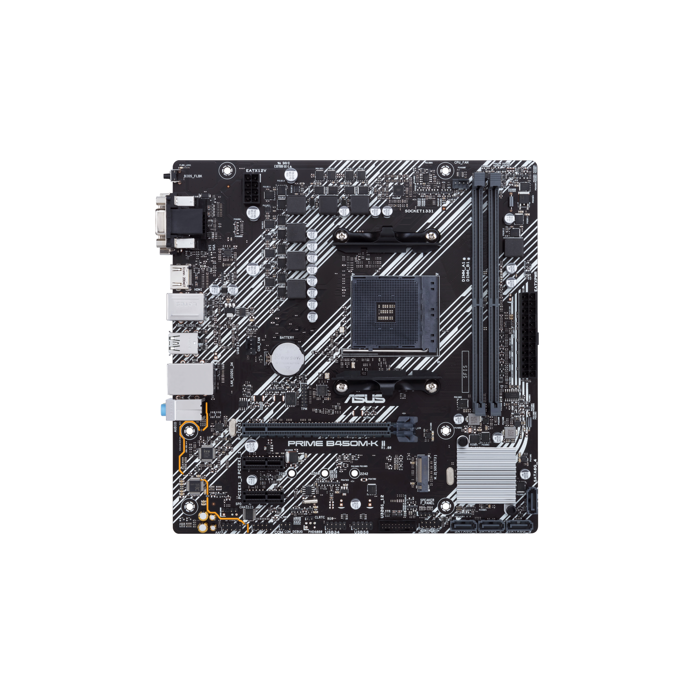 ASUS 90MB1600-M0EAY0 PRIME B450M-K II schwarz