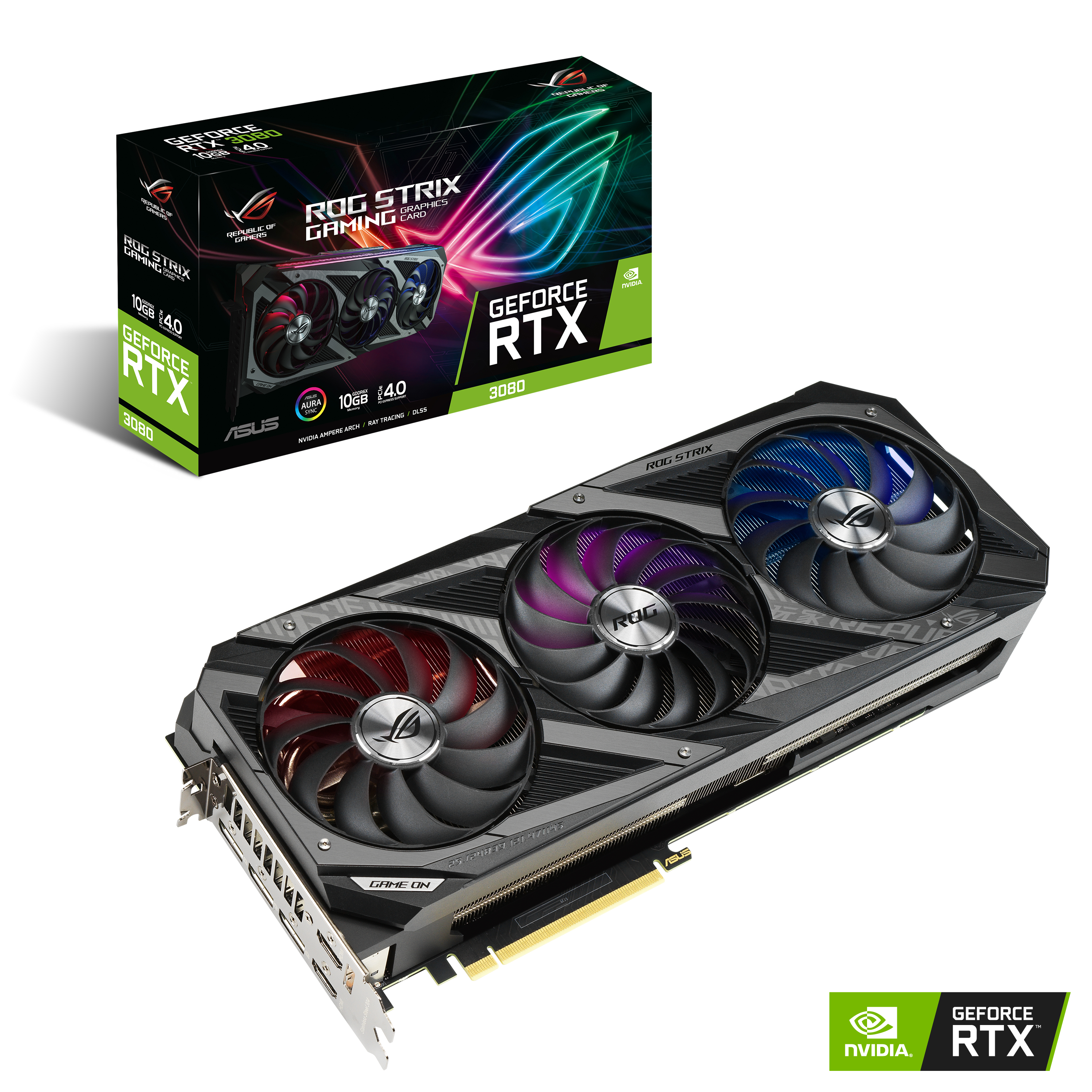 ASUS GeForce RTX™ 3080 ROG Strix Gaming 10GB (90YV0FA0-M0NM00) (NVIDIA, Grafikkarte)