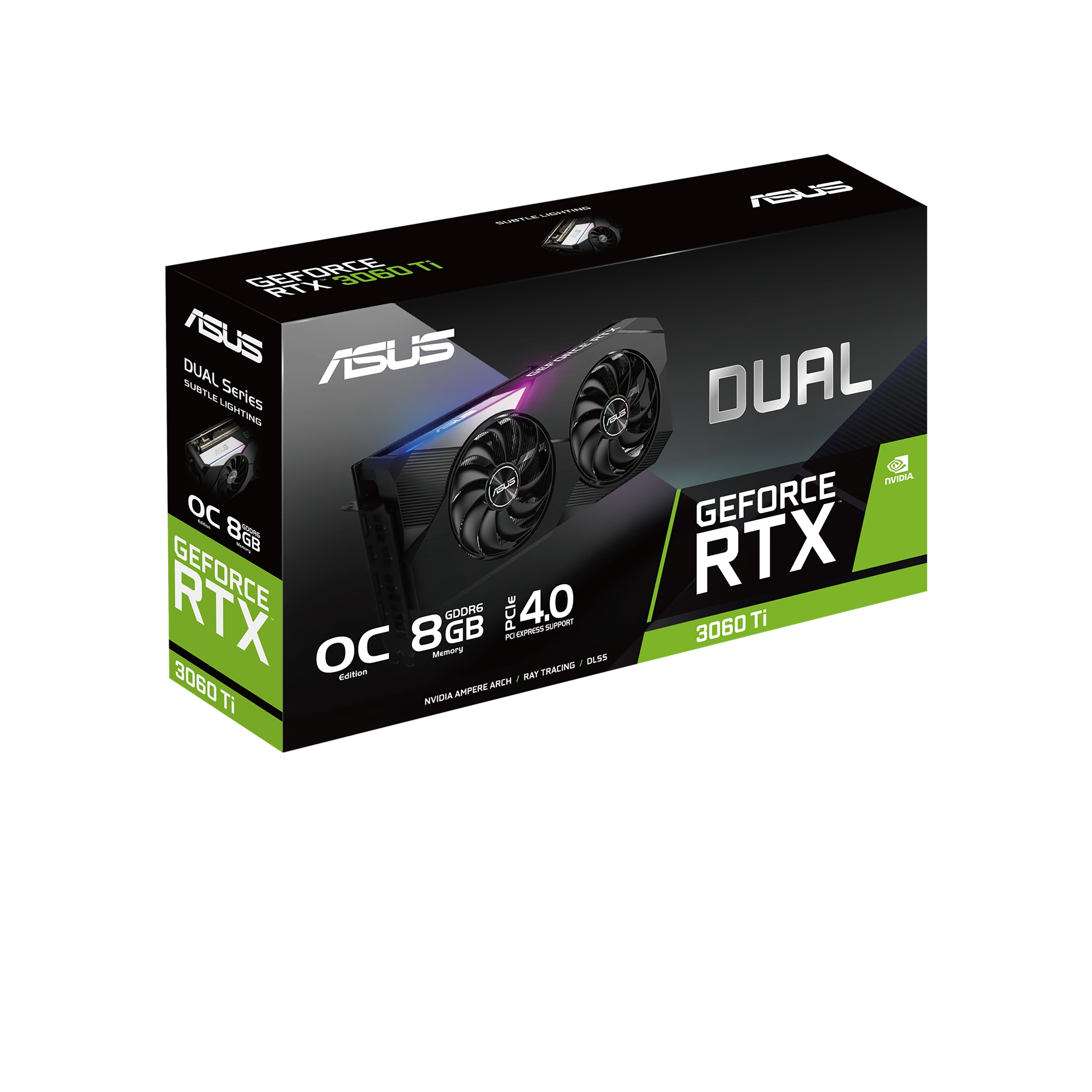 ASUS GeForce RTX™ 3060 Ti Dual OC 8GB (90YV0G12-M0NA00) (NVIDIA, Grafikkarte)