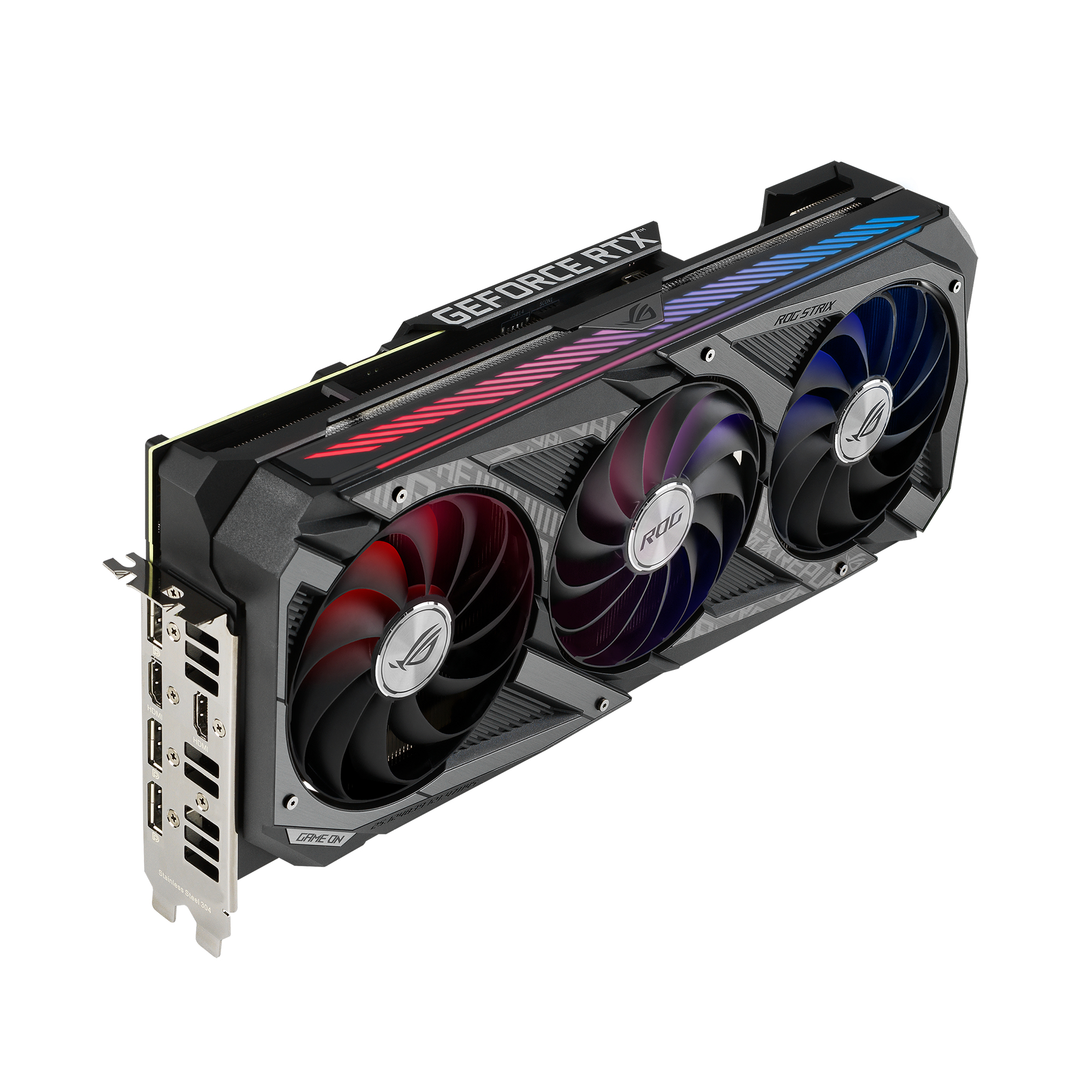 ASUS GeForce RTX™ 3060 Ti ROG Strix Gaming OC 8GB (90YV0G02-M0NA00) (NVIDIA, Gaming-Grafikkarte)