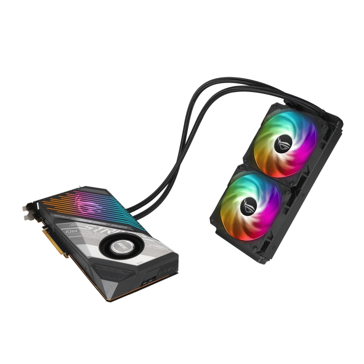 ASUS Radeon ROG STRIX LC RX6800XT 16GB (90YV0FL0-M0NM00) (AMD, Grafikkarte)