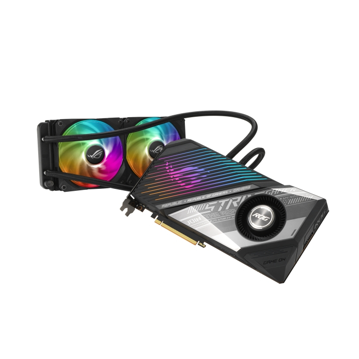 ASUS Radeon ROG STRIX LC RX6800XT 16GB (90YV0FL0-M0NM00) (AMD, Grafikkarte)