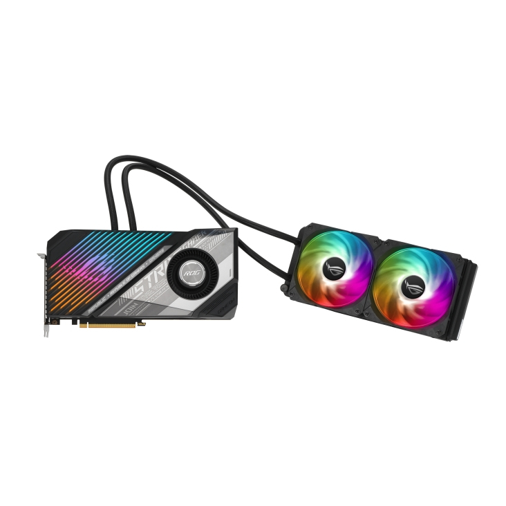 ASUS Radeon ROG STRIX LC RX6800XT 16GB (90YV0FL0-M0NM00) (AMD, Grafikkarte)