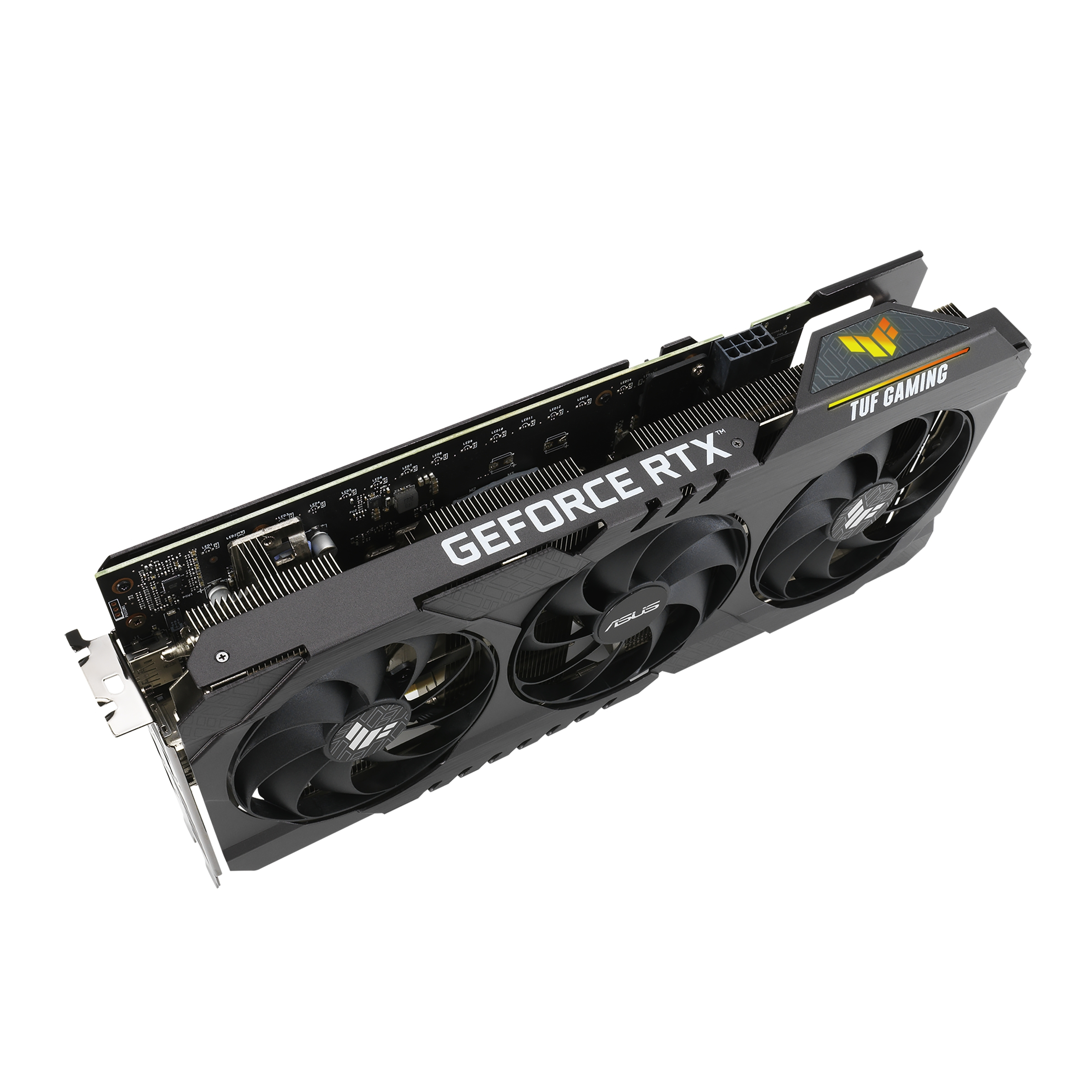 ASUS GeForce RTX™ 3060 Ti TUF Gaming OC 8GB (90YV0G10-M0NA00) (NVIDIA, Gaming-Grafikkarte)