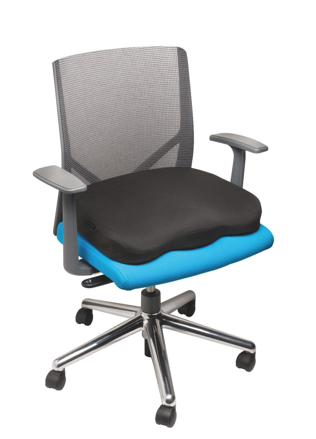 KENSINGTON Ergonomisches Sitzkissen, Schwarz