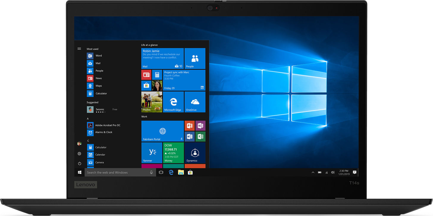 LENOVO ThinkPad T14s Gen 1 - Notebook (14 ", 512 GB SSD, Schwarz)