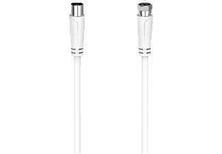 HAMA 205062 CABLE SAT F/COAX M/F 90DB 3M - Cavo di collegamento SAT (Bianco/Argento)