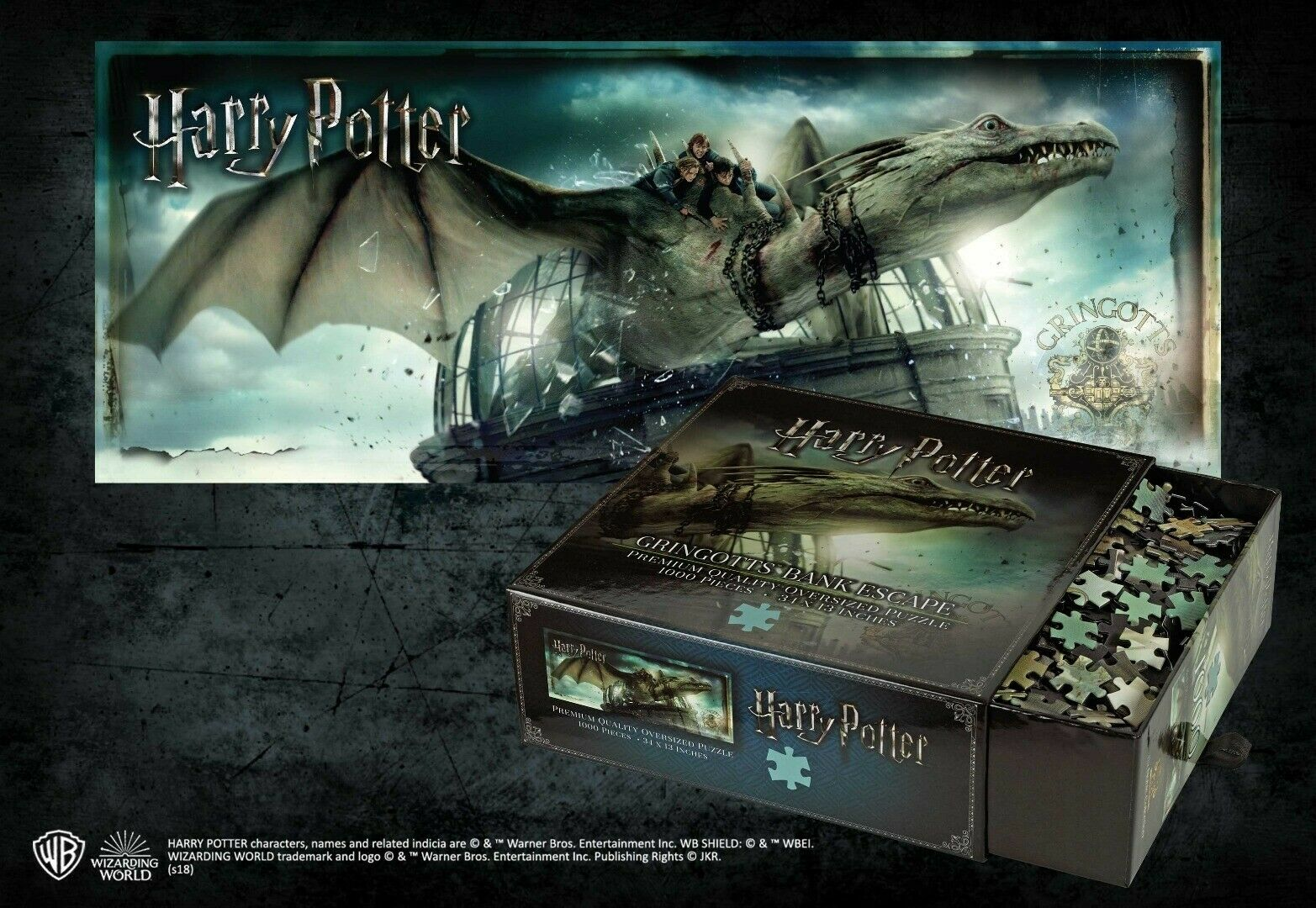 NOBLE COLLECTION Gringotts Bank Escape - Puzzle (Multicolore)