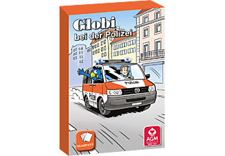 AGM Globi alla stazione di polizia - Gioco del Quartetos - Gioco di carte (Multicolore)