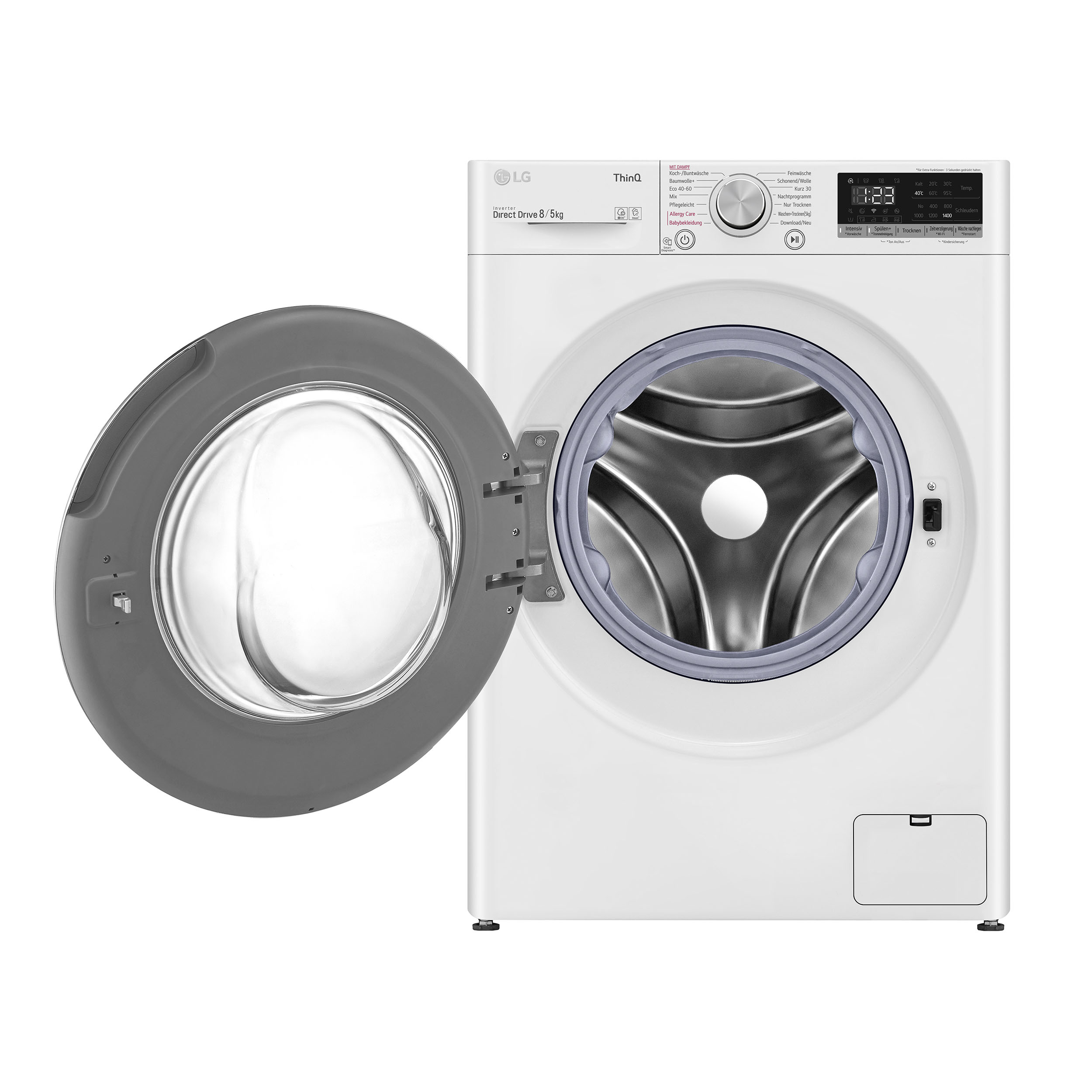 LG V4WD85S1 Waschtrockner (8 kg / 5 kg, 1360 U/Min.)