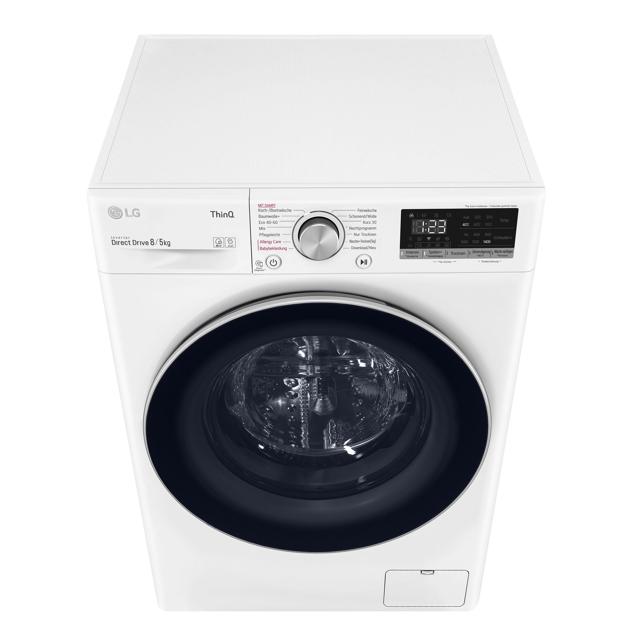 LG V4WD85S1 Waschtrockner (8 kg / 5 kg, 1360 U/Min.)