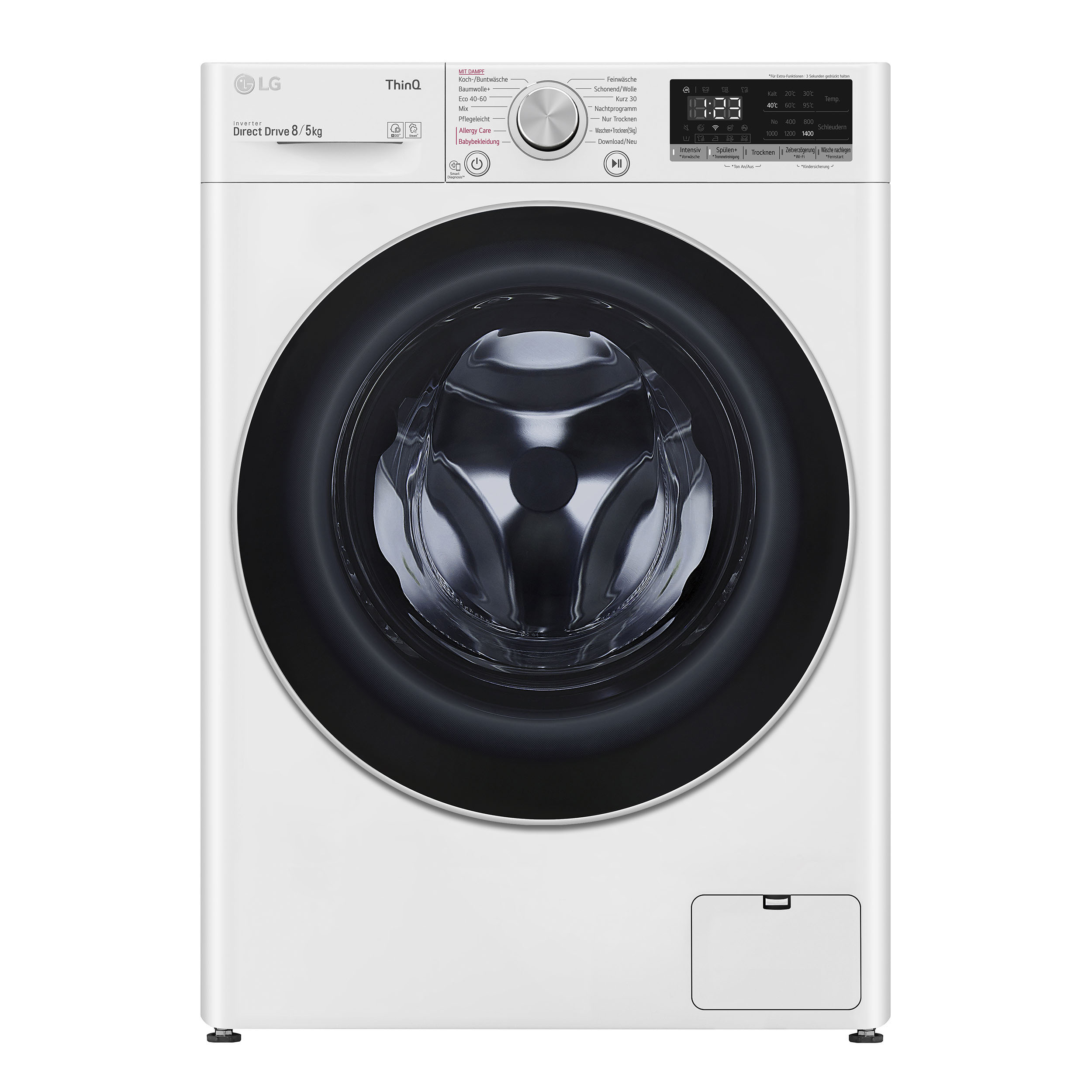 LG V4WD85S1 Waschtrockner (8 kg / 5 kg, 1360 U/Min.)