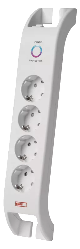 EMOS P54212 Túlfeszültség védelem 4aljzat, 900J, 2m