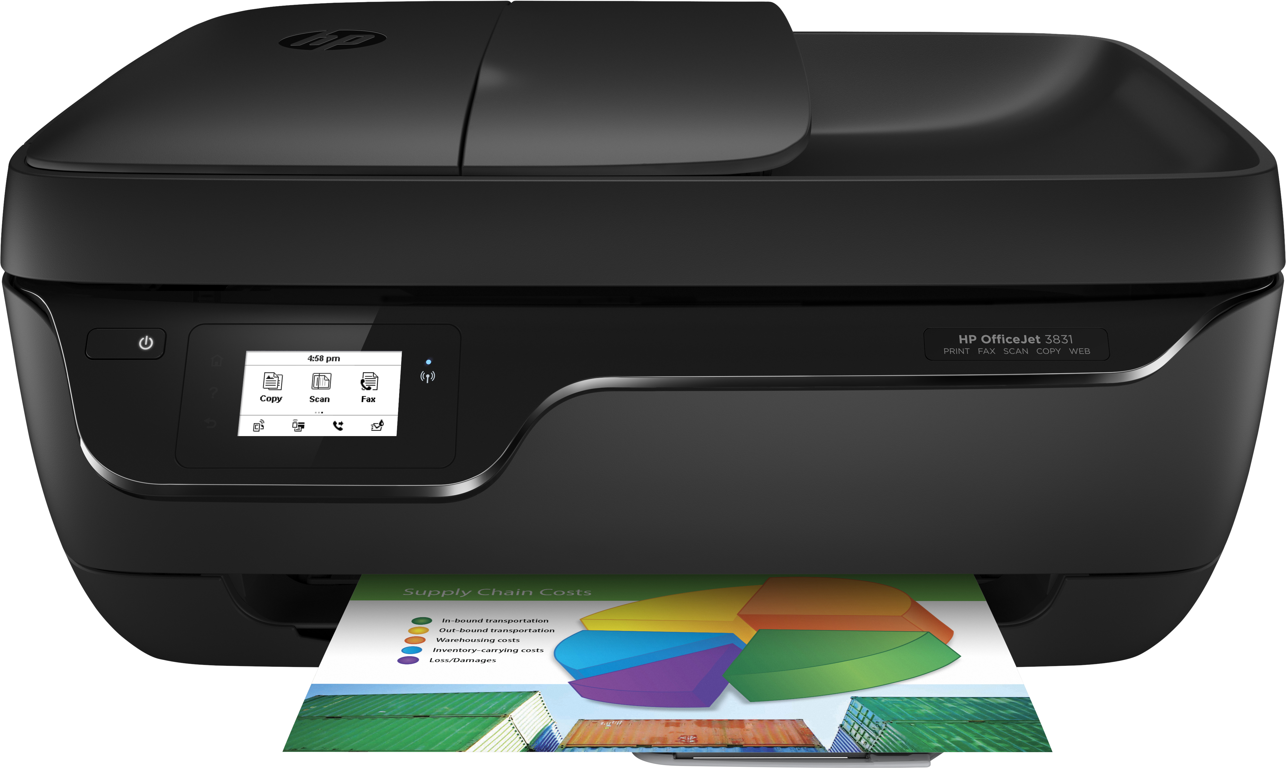 HP OfficeJet 3831 (Instant Ink) 4-in-1 Multifunktionsdrucker