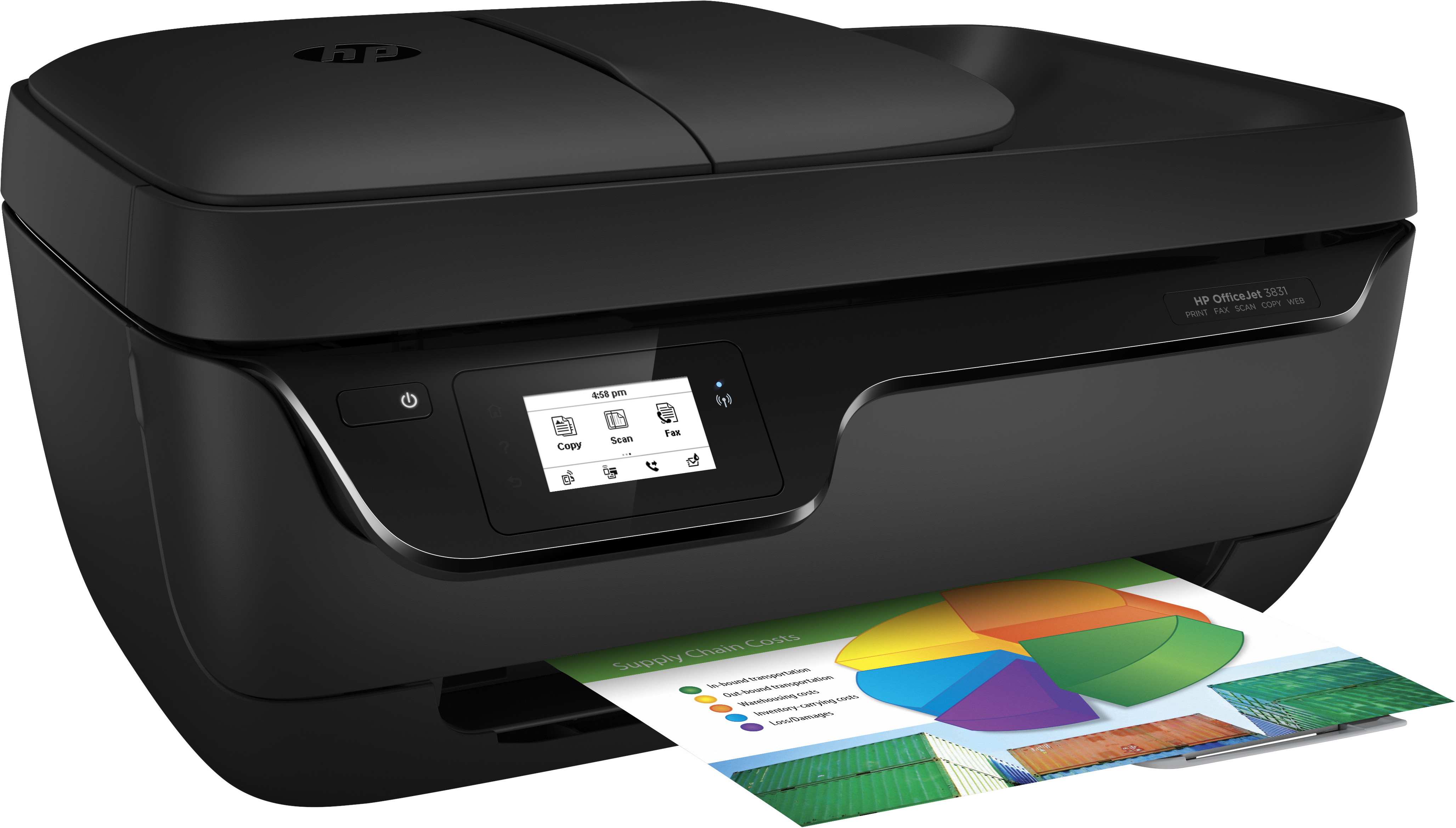HP OfficeJet 3831 (Instant Ink) 4-in-1 Multifunktionsdrucker