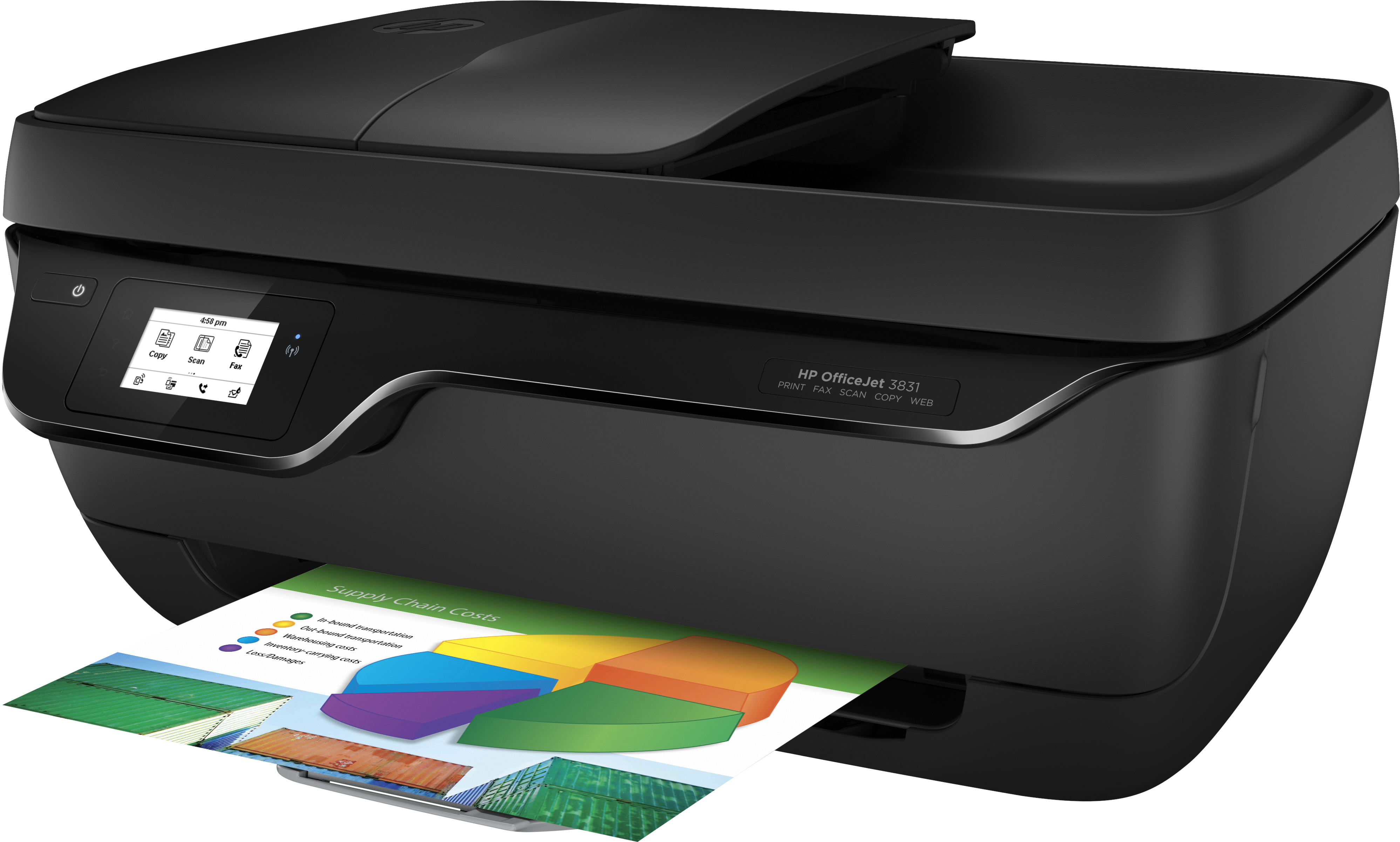 HP OfficeJet 3831 (Instant Ink) 4-in-1 Multifunktionsdrucker