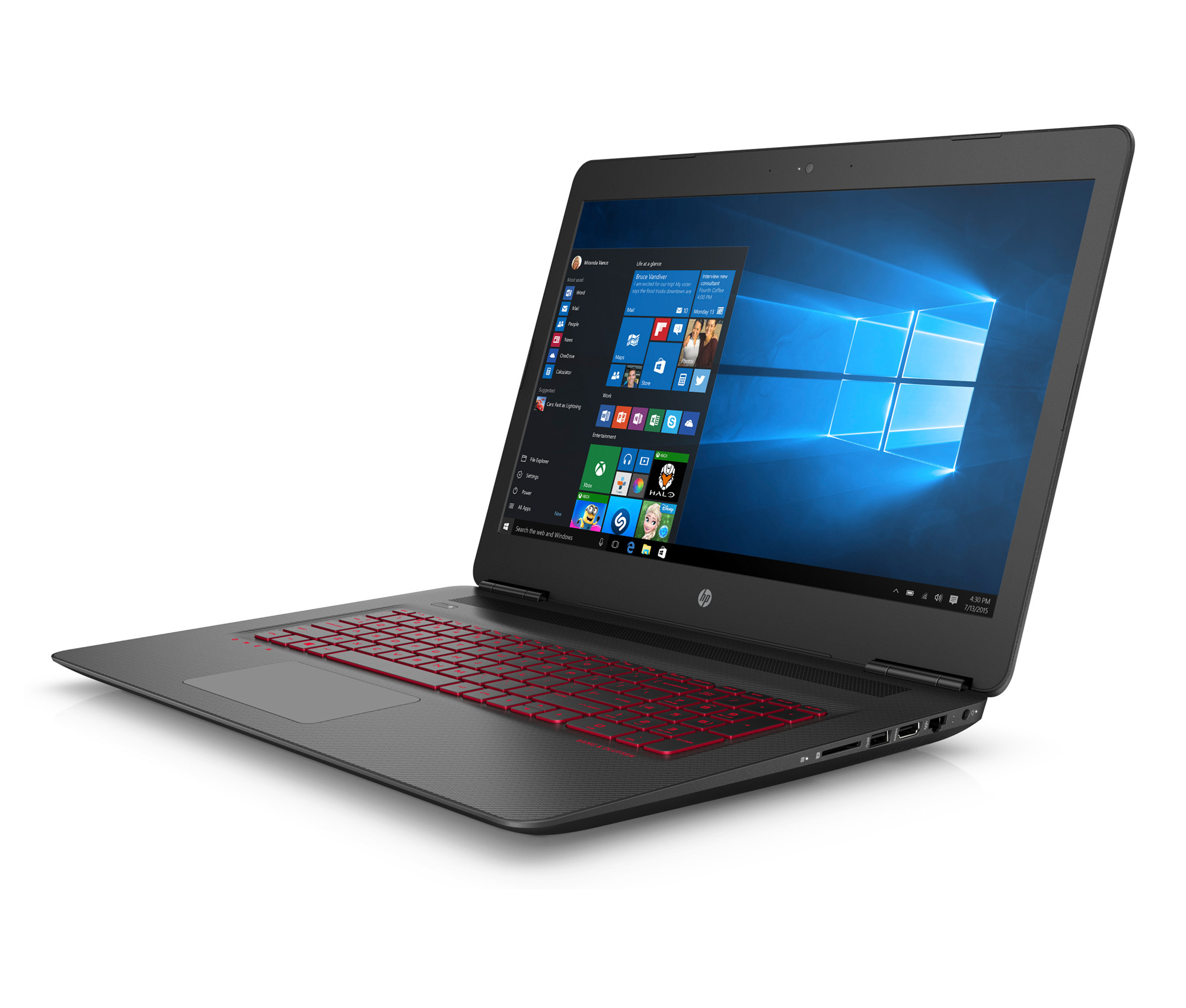 HP OMEN 17-w003ng - 17,3 Zoll - Intel® Core™ i7 i7-6700HQ - 8 GB - 1 TB - NVIDIA - Windows 10 Home (64 Bit)