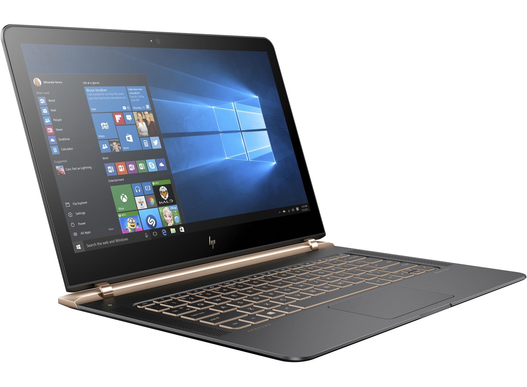 HP Spectre 13-v030ng  - 13,3 Zoll - Intel® Core™ i7 i7-6500U - 8 GB - 512 GB - Intel® HD 520 - Windows 10 Home (64 Bit)