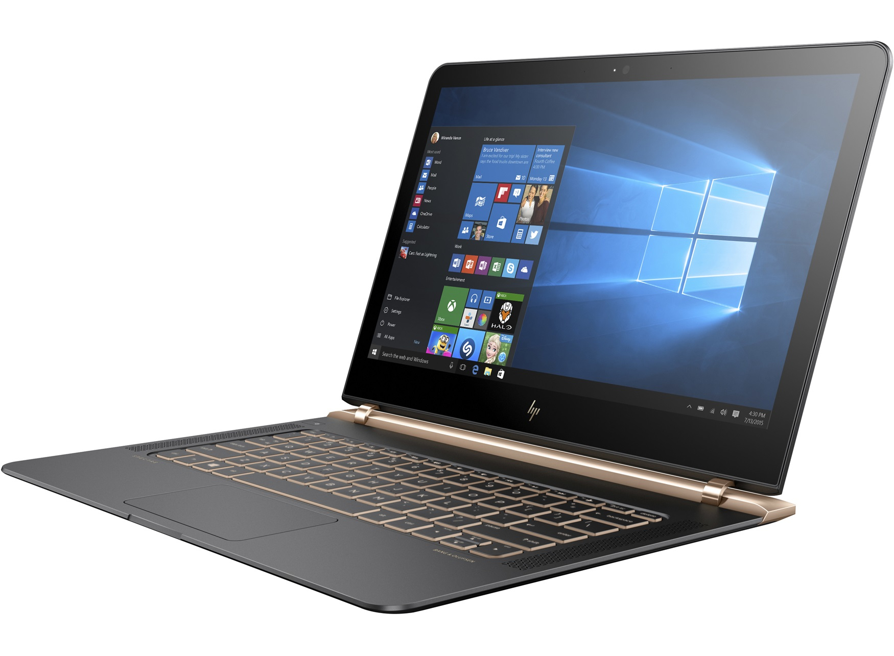 HP Spectre 13-v030ng  - 13,3 Zoll - Intel® Core™ i7 i7-6500U - 8 GB - 512 GB - Intel® HD 520 - Windows 10 Home (64 Bit)
