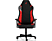 NITRO CONCEPTS X1000 - Chaise de jeu (Noir/Rouge)