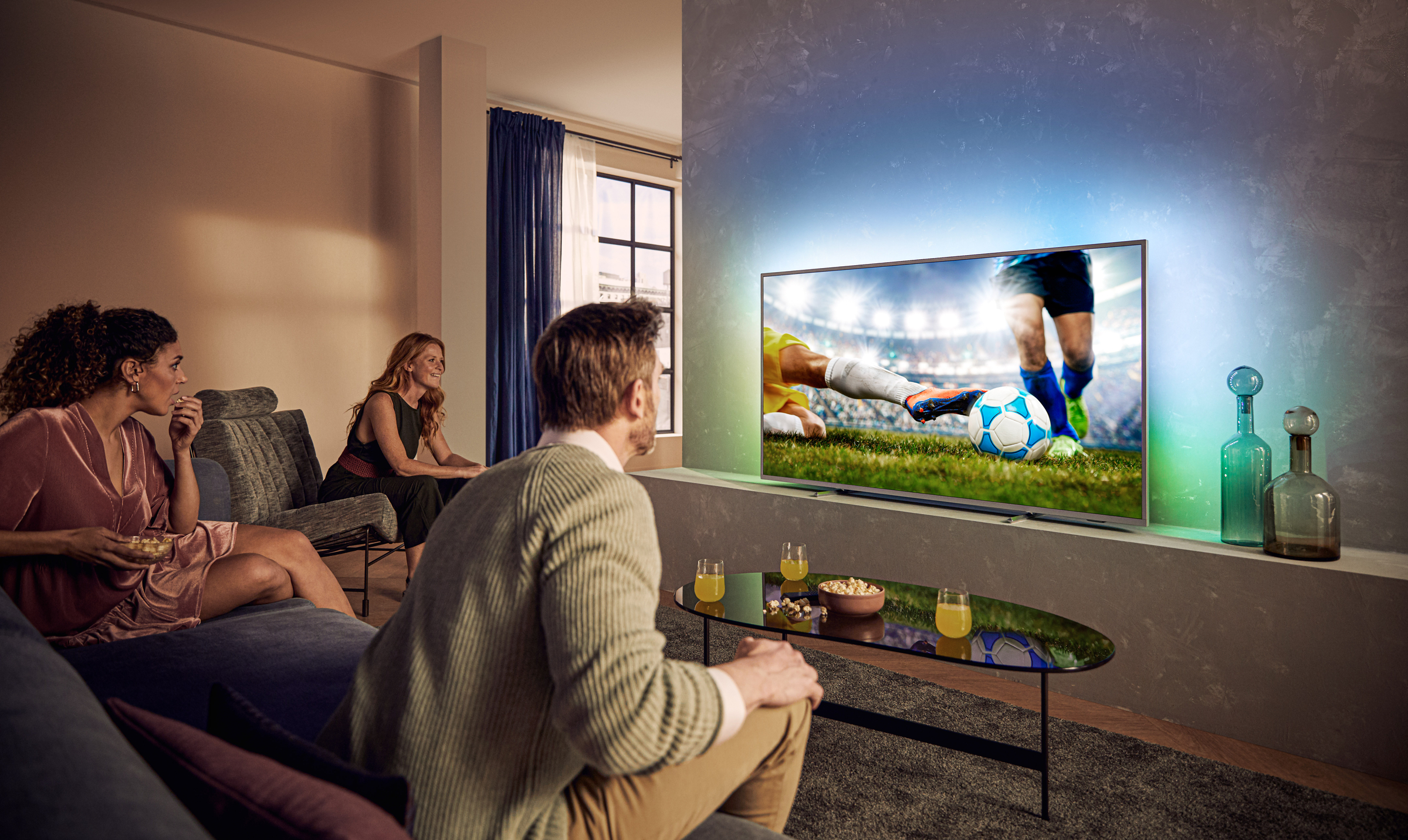 PHILIPS 70PUS8545/12 LED TV (Flat, 70 Zoll / 178 cm, UHD 4K, SMART TV, Ambilight, Android TV™ 9 (Pie))