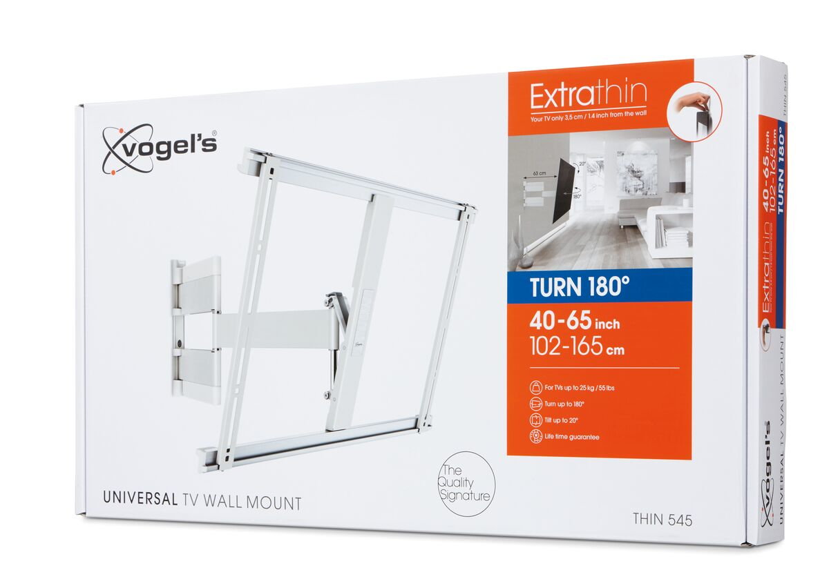 Vogel's TV-Wandhalterungsbox mit Produktdetails und Bildern.