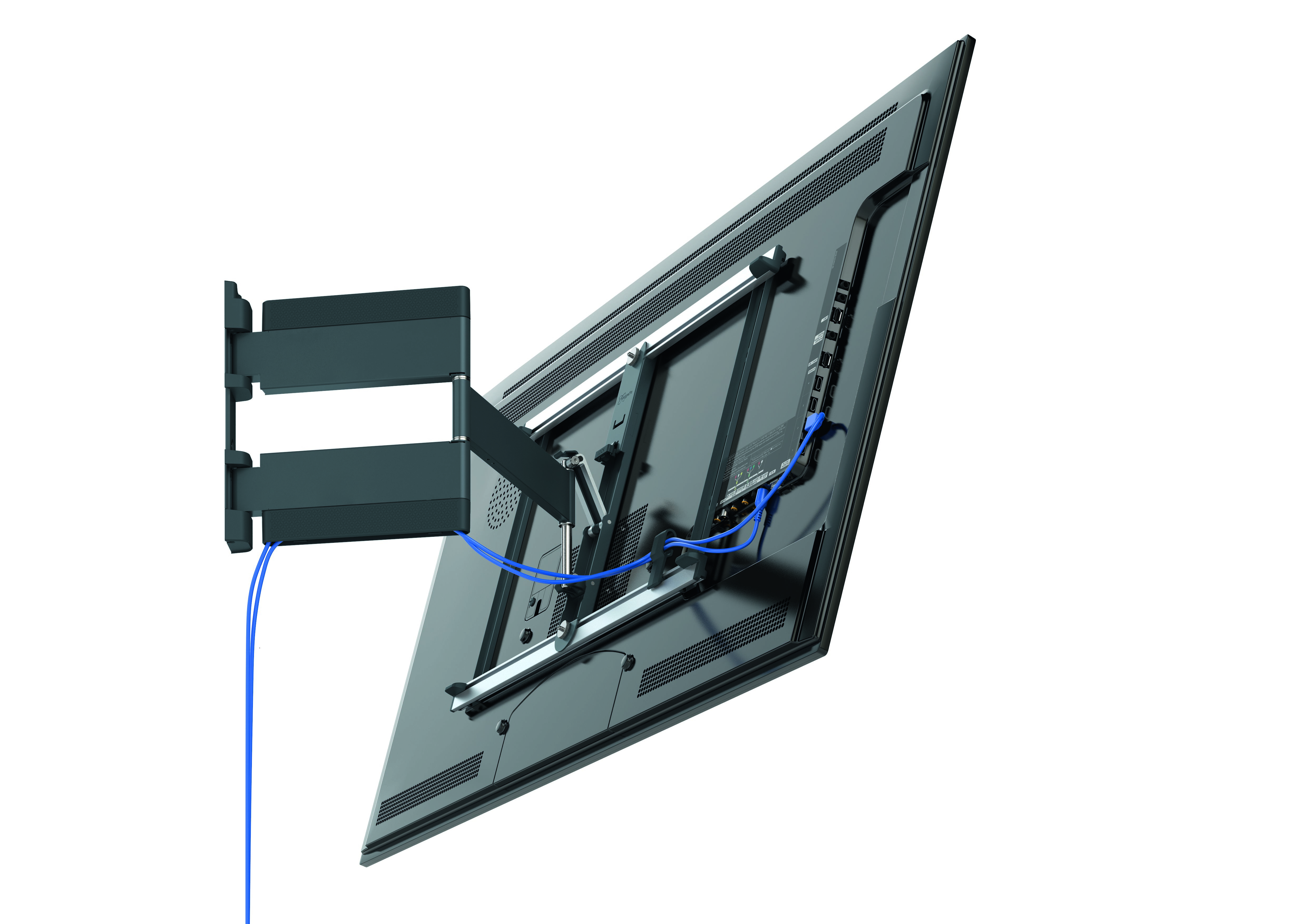 VOGEL´S Thin 445 Wandhalterung, max. 55 Zoll, Schwenkbar, Neigbar, Schwarz