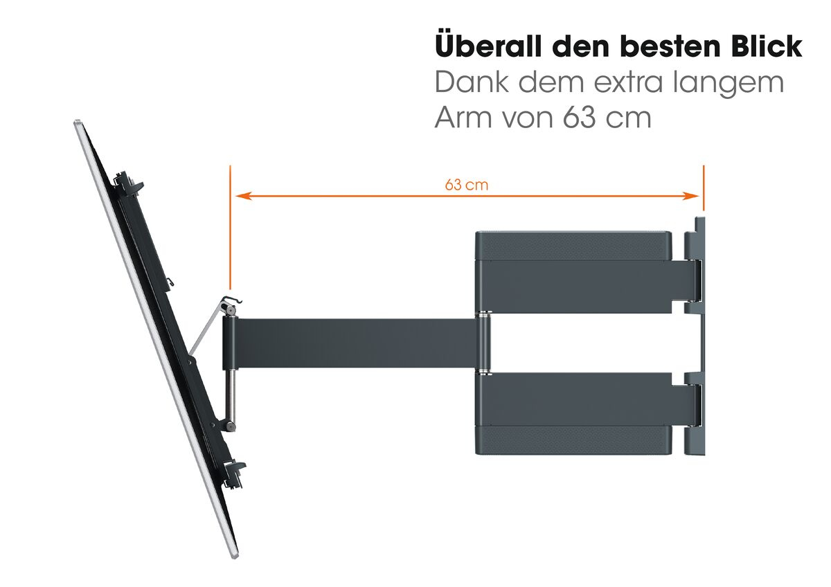 Schwarze kabellose Maus mit einem Scrollrad auf weißem Hintergrund.