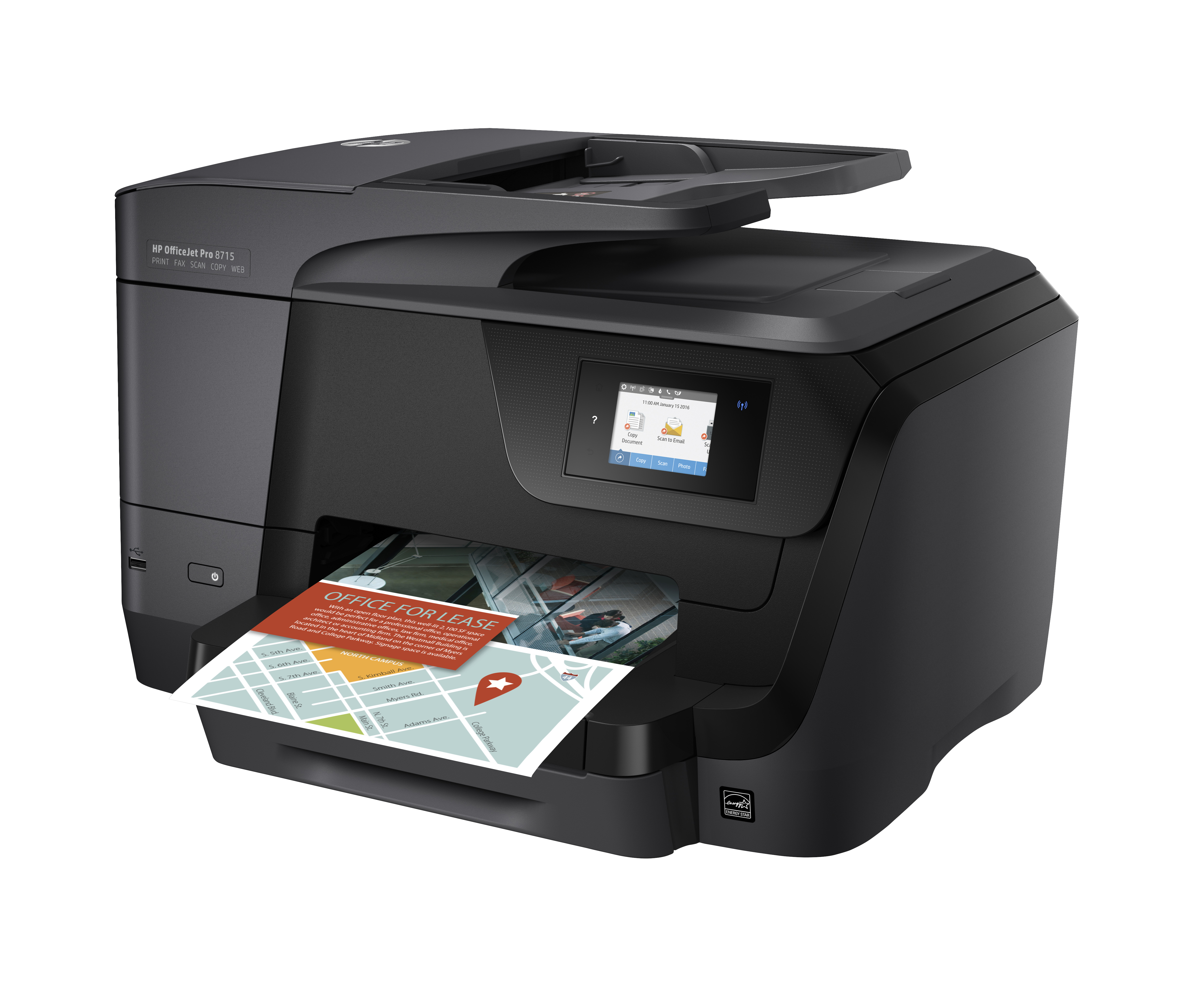 HP OfficeJet Pro 8715 (Instant Ink) 4-in-1 Multifunktionsdrucker