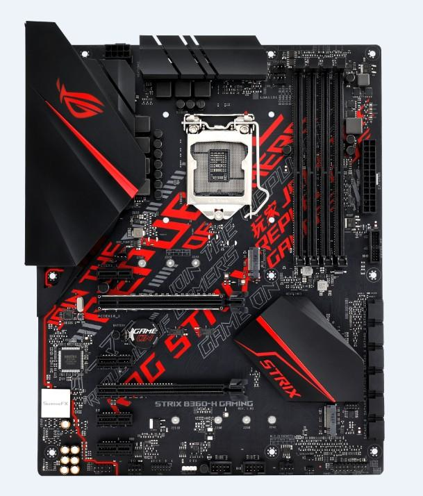 ASUS Mainboard Strix schwarz B360-H ROG Gaming