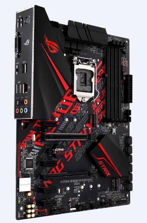 ASUS Mainboard Strix schwarz B360-H ROG Gaming