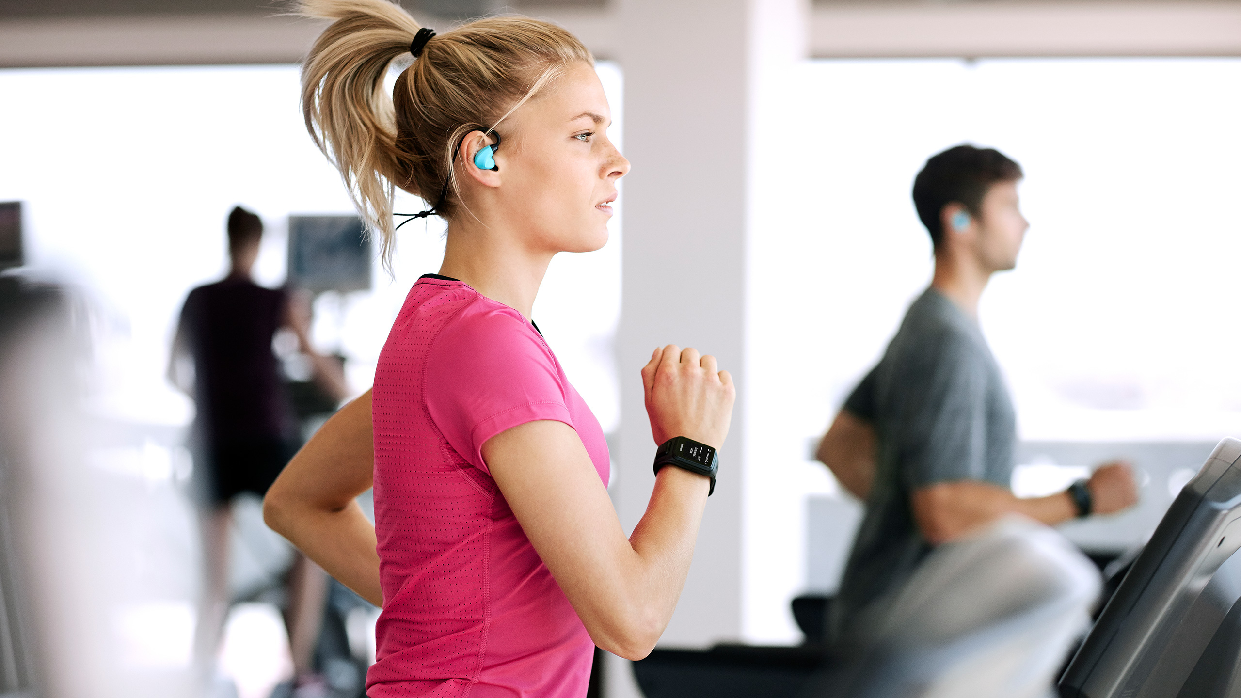 TOMTOM Spark Cardio inkl. Music Small, Fitness Tracker, S (121-175 mm), Schwarz