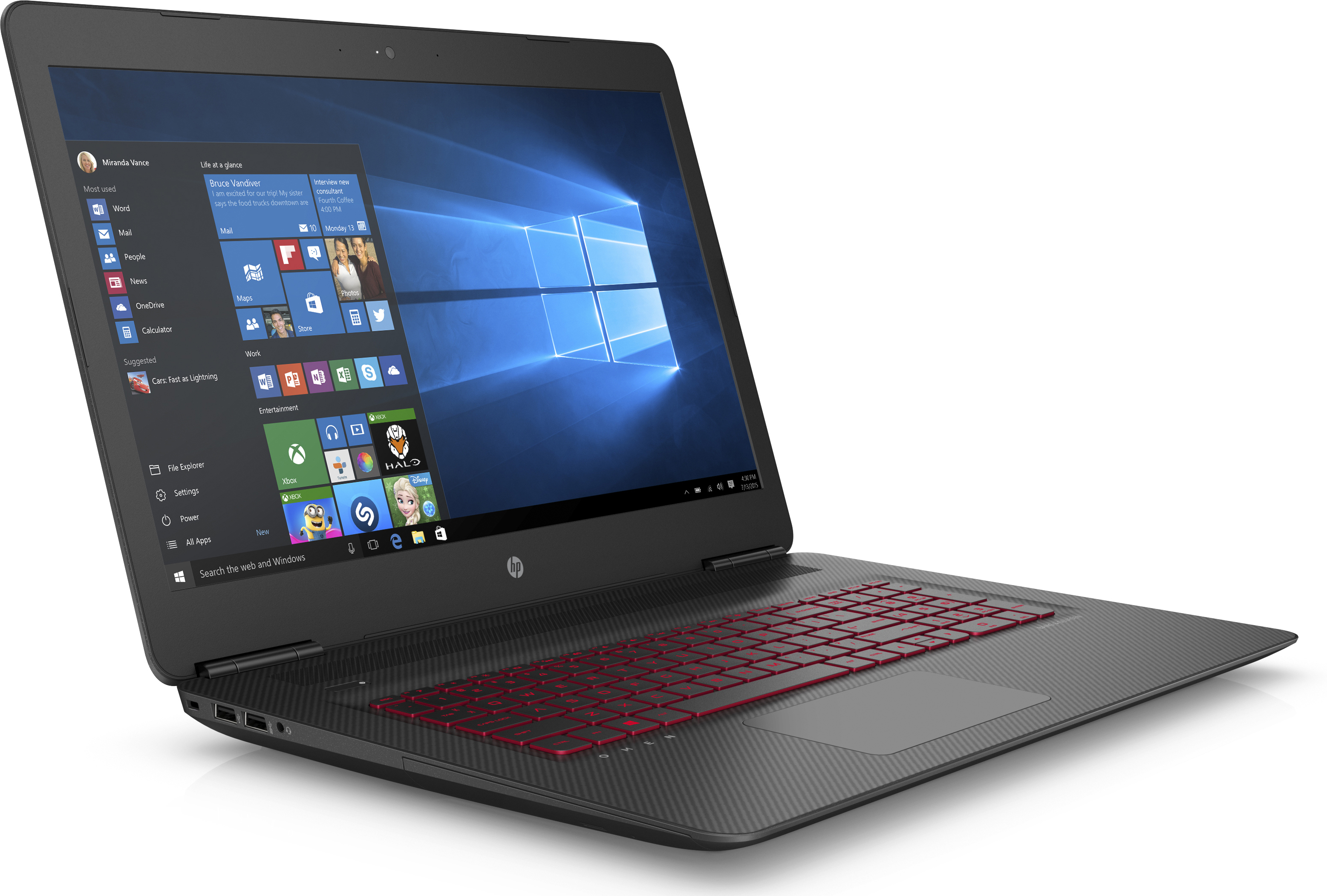 HP OMEN by HP 17-w104ng - 17,3 Zoll - Intel® Core™ i7 i7-6700HQ - 16 GB - 1 TB - NVIDIA GeForce® GTX 1070 - Windows 10 Home (64 Bit)