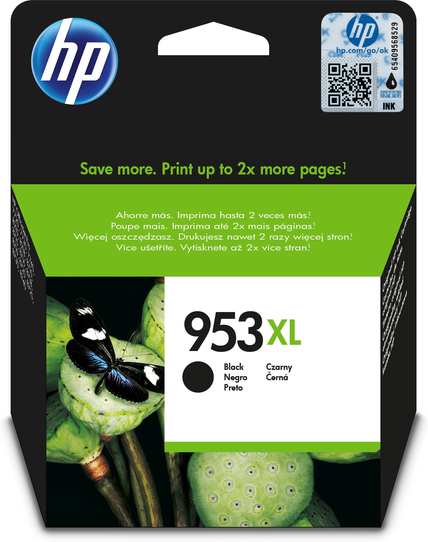 HP 953XL Tintenpatrone Schwarz (L0S70AE)