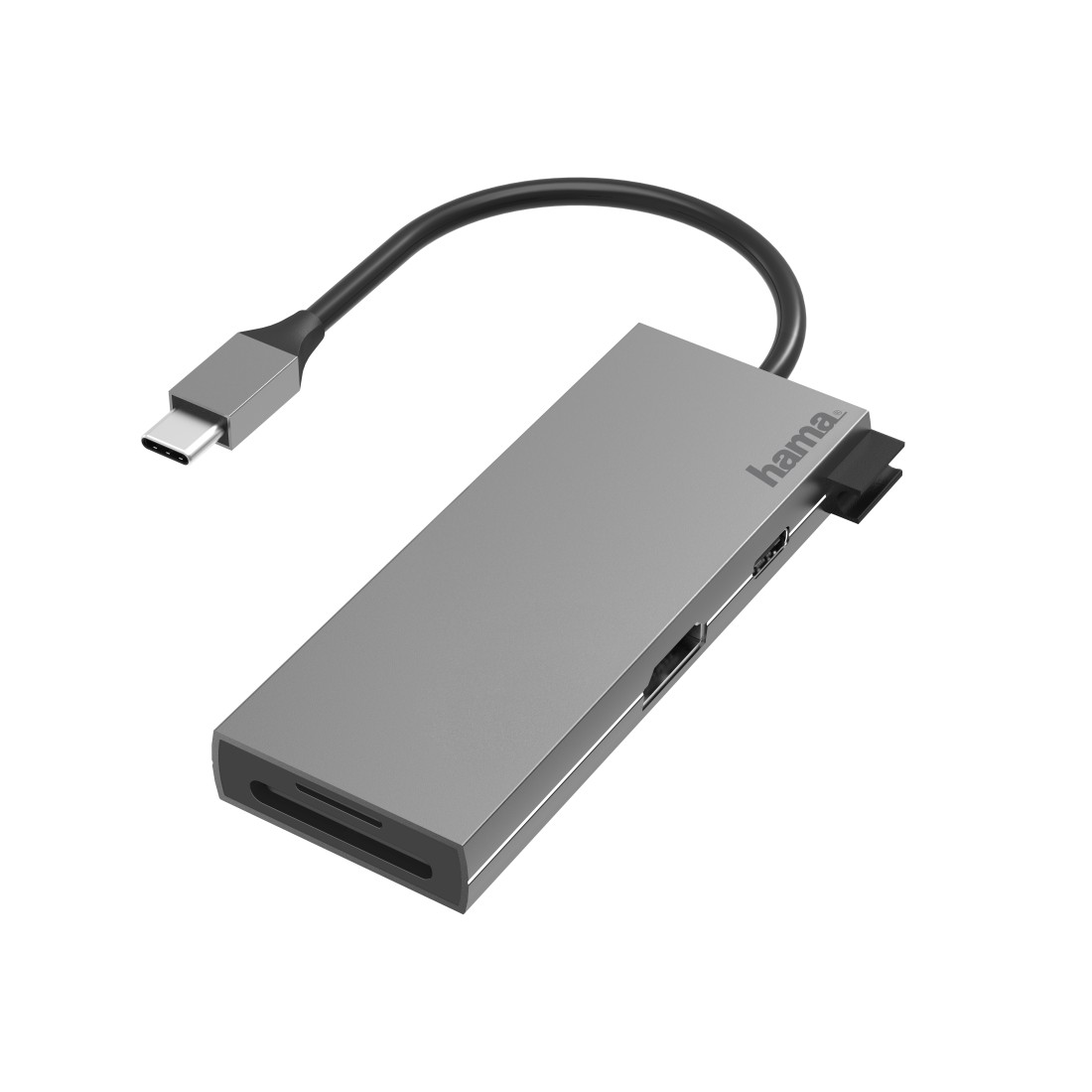 USB-C-Multiport 6 Ports Anthrazit HAMA Adapter,