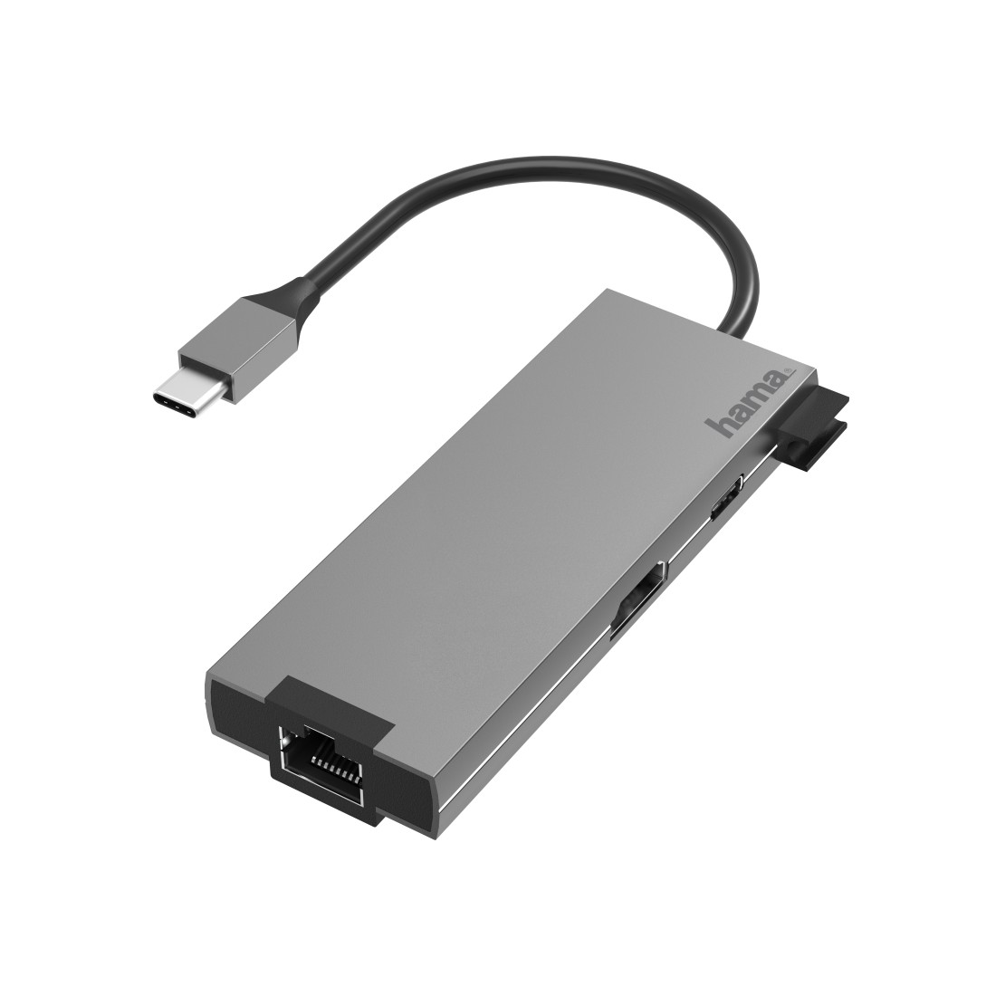 5 Ports Adapter, USB-C-Multiport Anthrazit HAMA