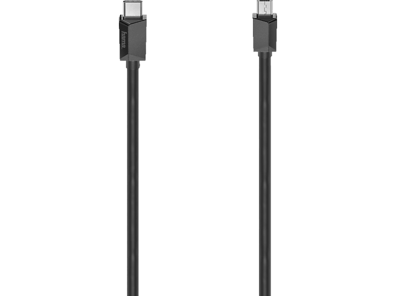 m HAMA 0.75 Kabel, Schwarz USB-C