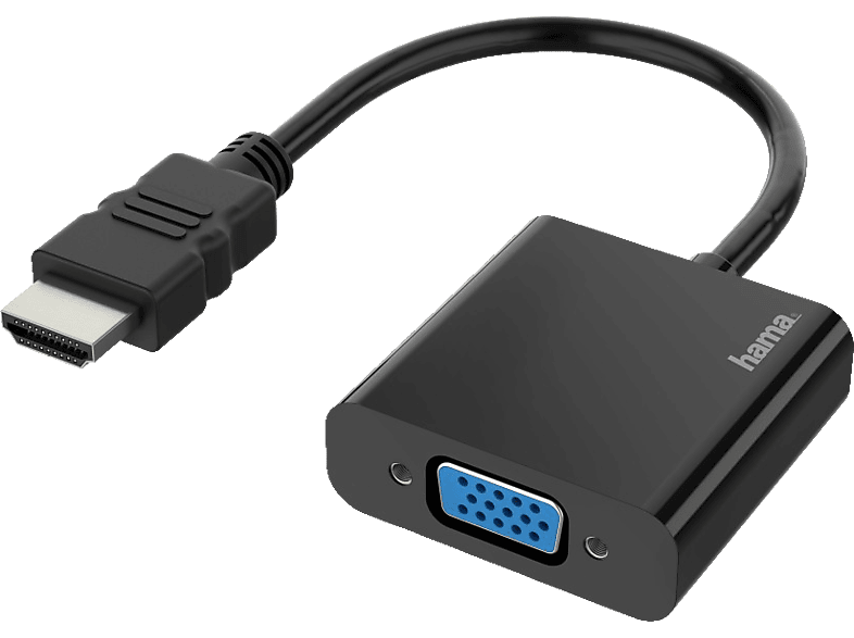VGA-Buchse, HAMA auf m Adapter, HDMI™-Stecker 0,15