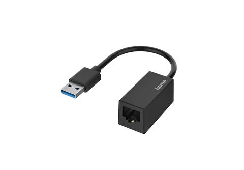 italiensk lommetørklæde slå HAMA USB-Stecker auf LAN/Ethernet-Buchse Netzwerk-Adapter, Schwarz |  MediaMarkt