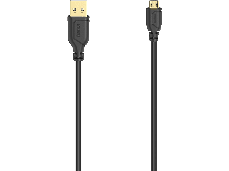 HAMA Flexi-Slim USB Kabel, 0,75 m