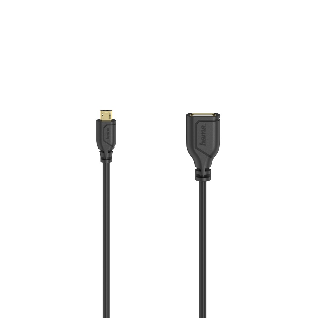 HAMA Flexi-Slim, Micro-USB-OTG-Kabel, m 0,15