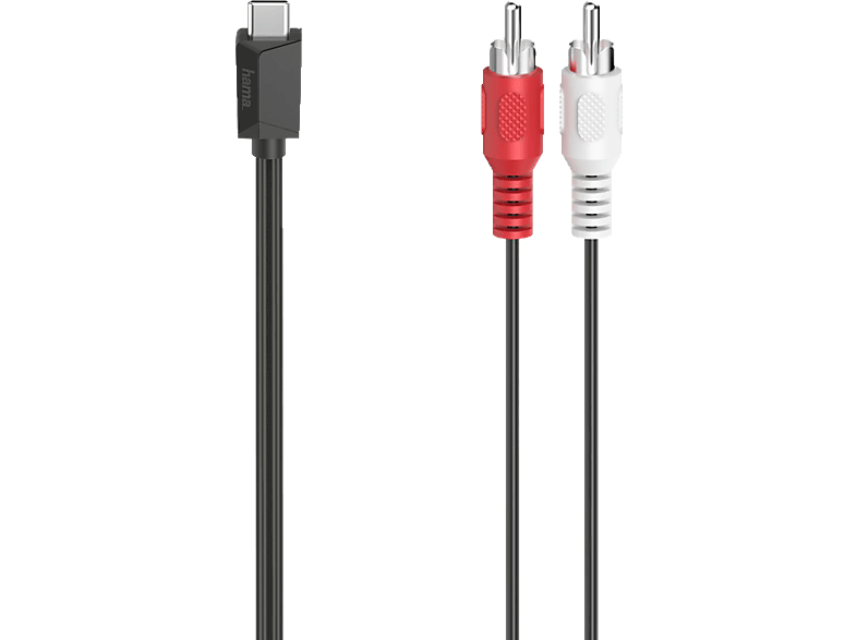 HAMA USBCStecker auf CinchStecker 1.5 m Kabel, Schwarz Kabel kaufen SATURN