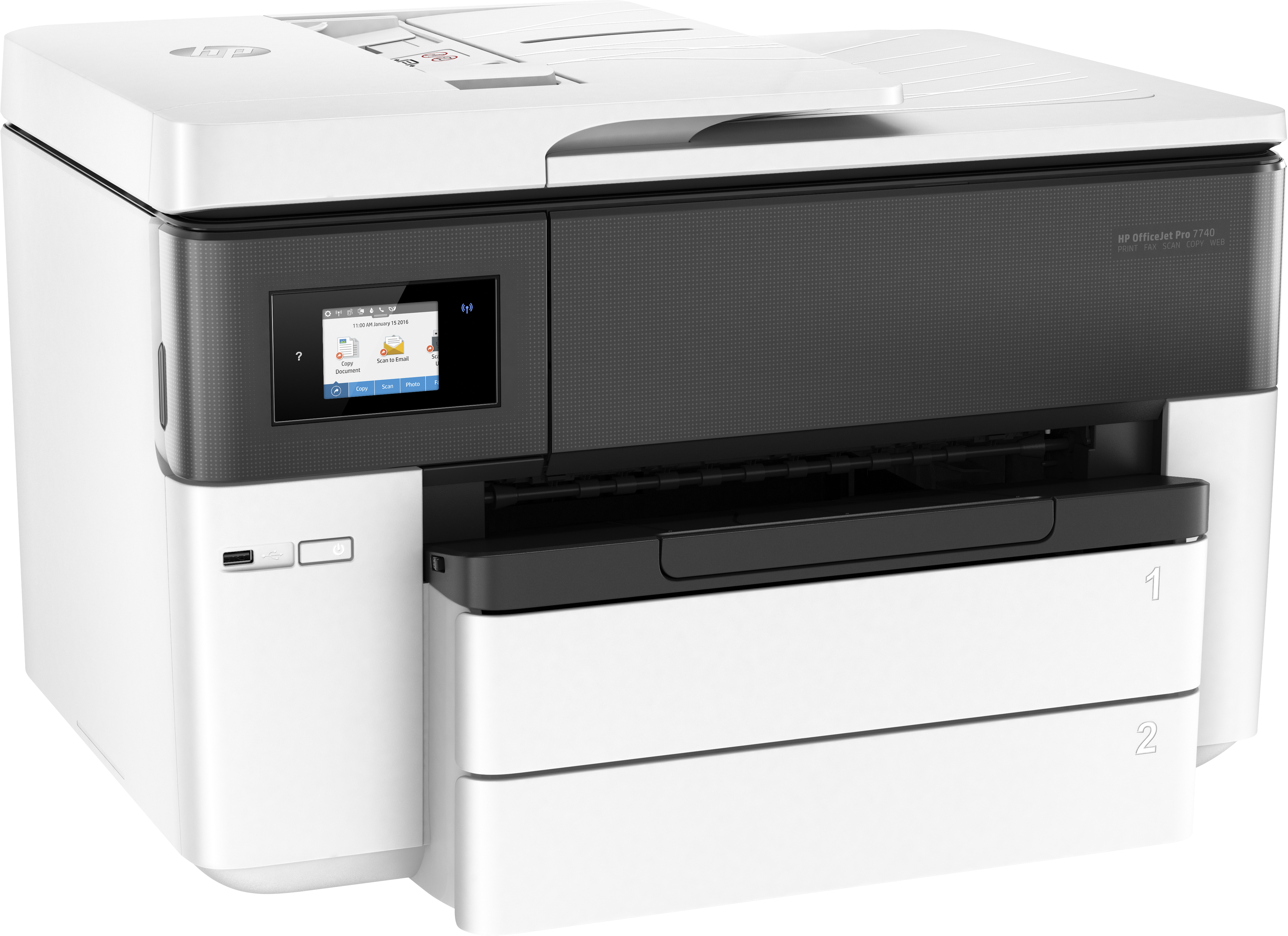 HP OfficeJet Pro 7740 4-in-1 Großformat-Multifunktionsdrucker