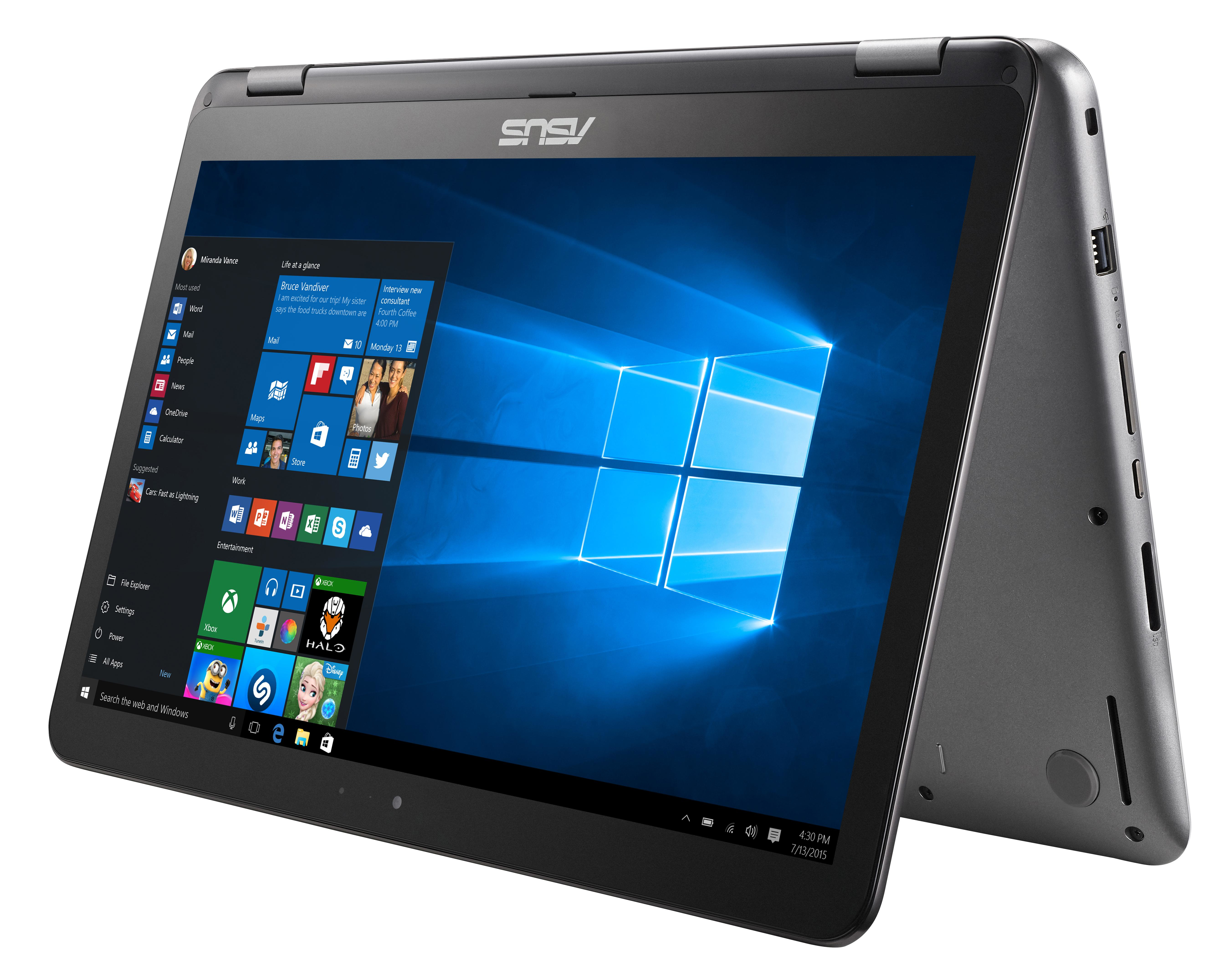 ASUS TP501UQ-FZ119T - 15,6 Zoll - Intel® Core™ i5 i5-7200U - 8 GB - 256 GB - NVIDIA - Windows 10 Home (64 Bit)