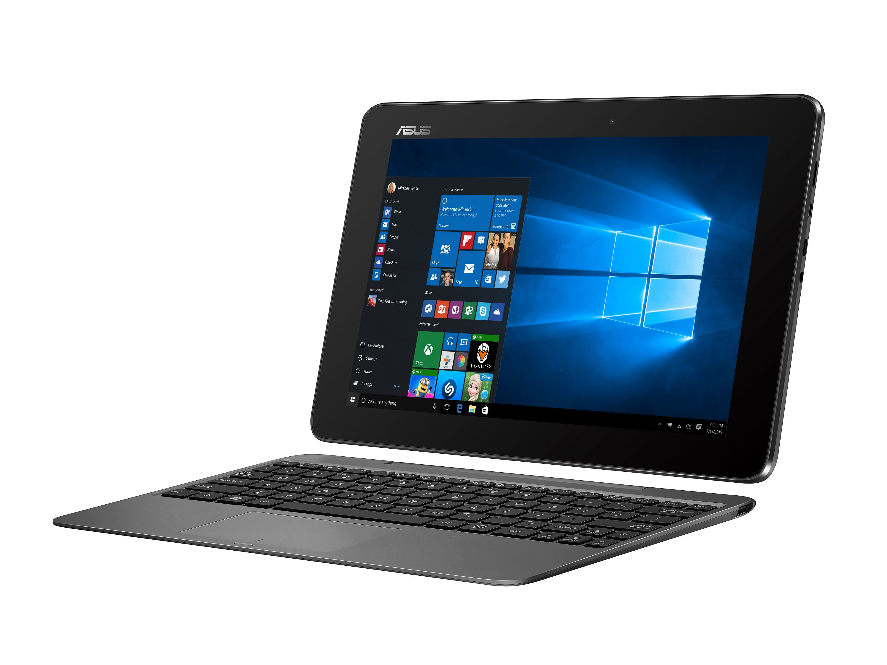 ASUS Transformer Book T100HA-FU002T - 10,1 Zoll - Intel® Atom® x5-Z8500 - 2 GB - 32 GB - Intel® HD Graphics - Windows 10 (64 Bit)