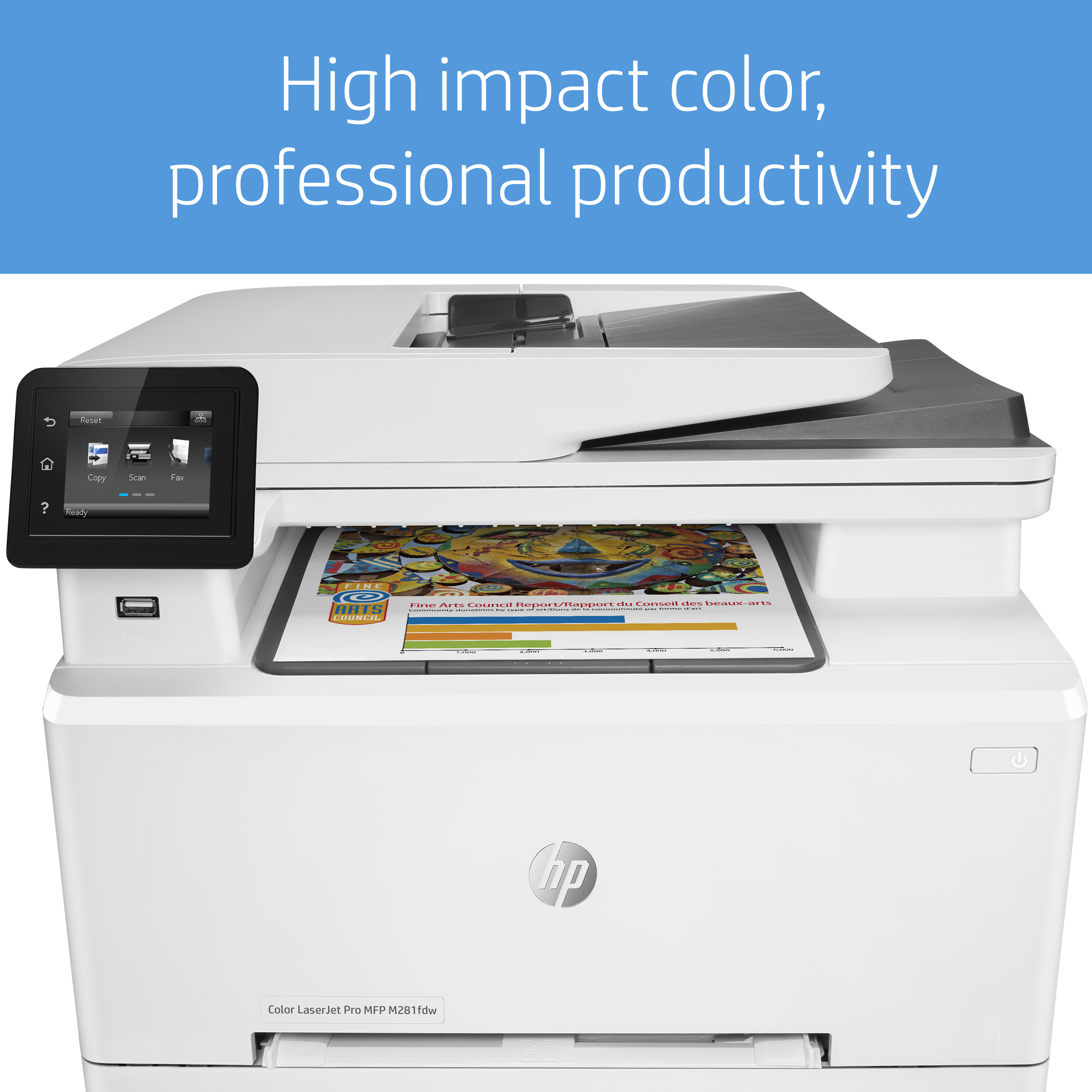 HP COLOR LASERJET PRO M281FDW 4-in-1 Multifunktionsdrucker